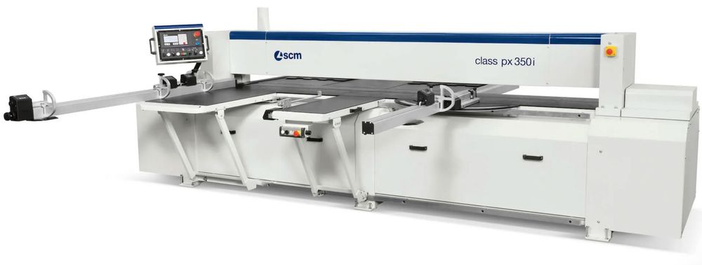 Serra de Painéis SCM Class PX350i – 3200 mm – 2022 – Apenas 317 horas – Laser – Batente Motorizado