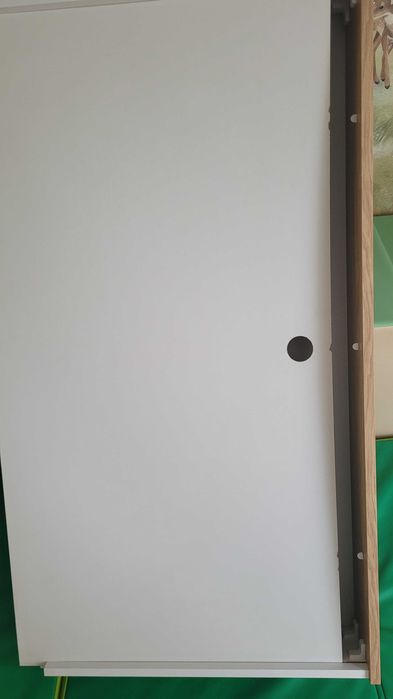 Łóżeczko dziecięce białe z szufladą