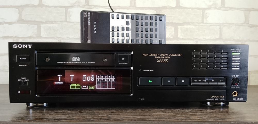 SONY CDP-X55ES Compact Disc Player 1989-91