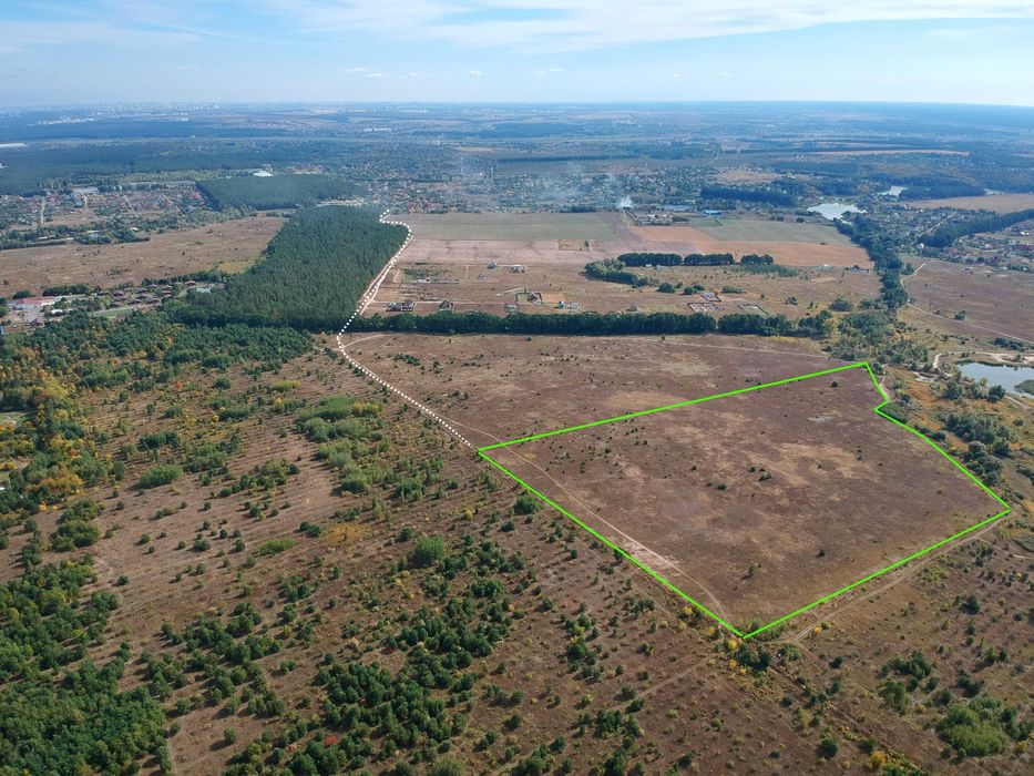 Земельный учатсок Мрия - Петрушки  16га в границах села 700у.е./сотка