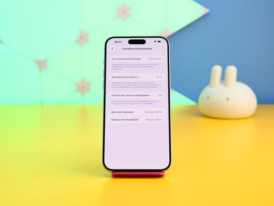 Смартфон Apple iPhone 15 Pro Max 256GB White (172063) Б/У З ГАРАНТІЄЮ