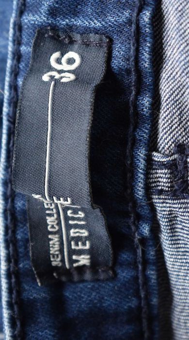 Spodnie jeansowe 36 S dżinsowe boyfriend mom dżinsy szerokie luźne jeansy