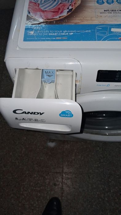 Máquina de lavar roupa candy 8kg