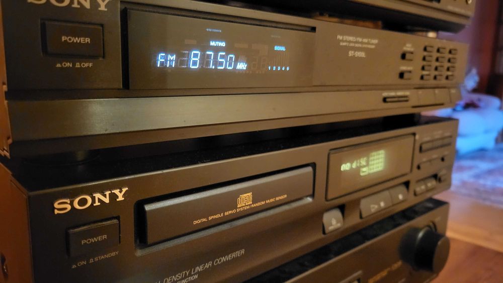 Wieża SONY DP-312, ST-S100L, TC-RX55, TA-F261R