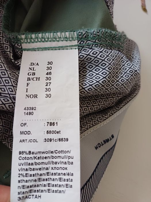 Spodnie męskie na lato Francesco Botti rozm 4X/5XL.