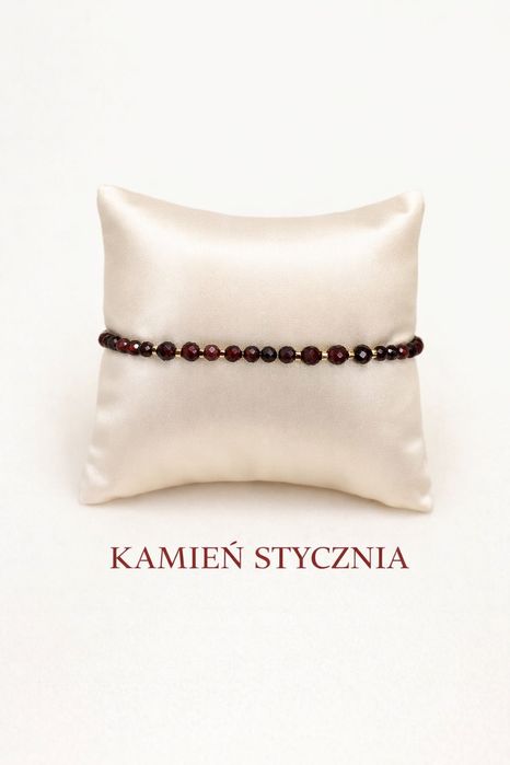 Bransoletka Granat - Styczeń