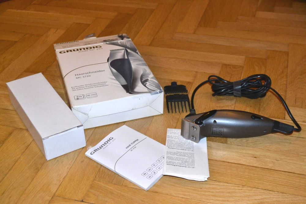 maszynka do strzyżenia ścinania włosów GRUNDIG MC3720 mocna prąd 230V