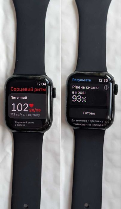 Майже нові Екран без подряпин з США Apple Watch 7 41 Green Гарантія Магазин