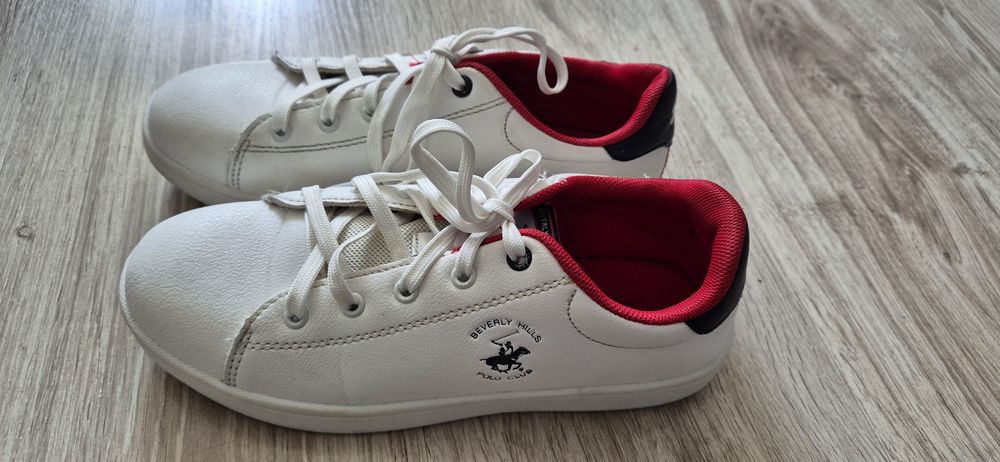 Buty białe eleganckie tenisówki/sneakersy chłopięce  rozmiar 36