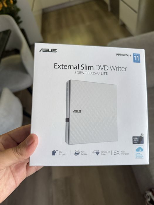 ASUS Leitor/Gravador CD/DVD Externo USB