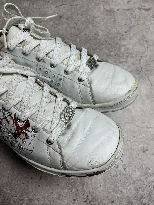 Vintage y2k Ecko Tattoo rap sk8 кросівки