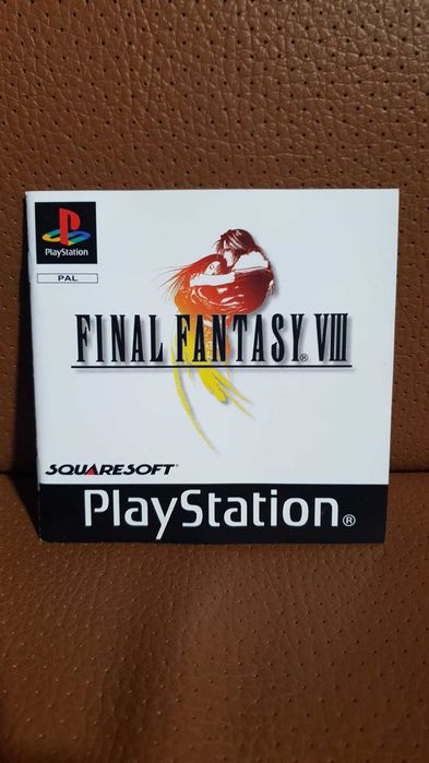 Final Fantasy VIII 8 Black Label Playstation 1 PAL Jogo ps1 psx psone