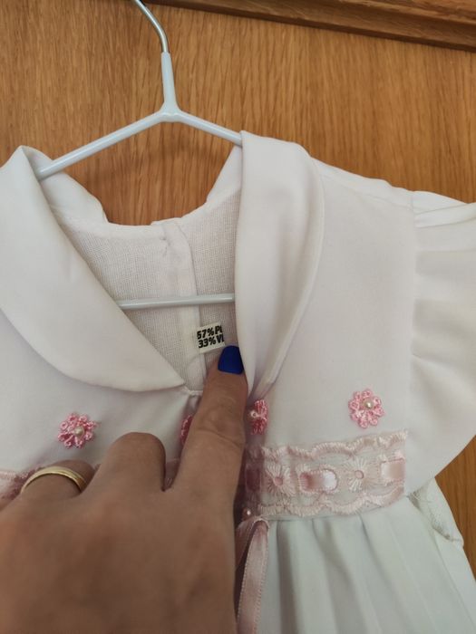Vestido de cerimônia para bebê
