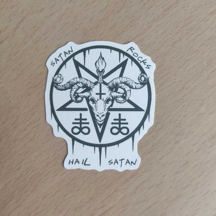 Pack 50 Stickers Autocolantes Satan Góticos