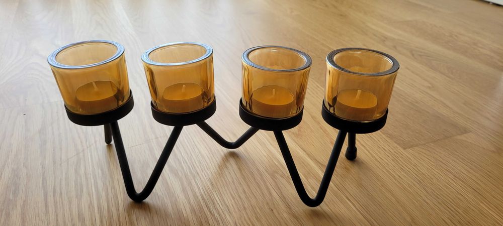 Castiçal com 4 velas