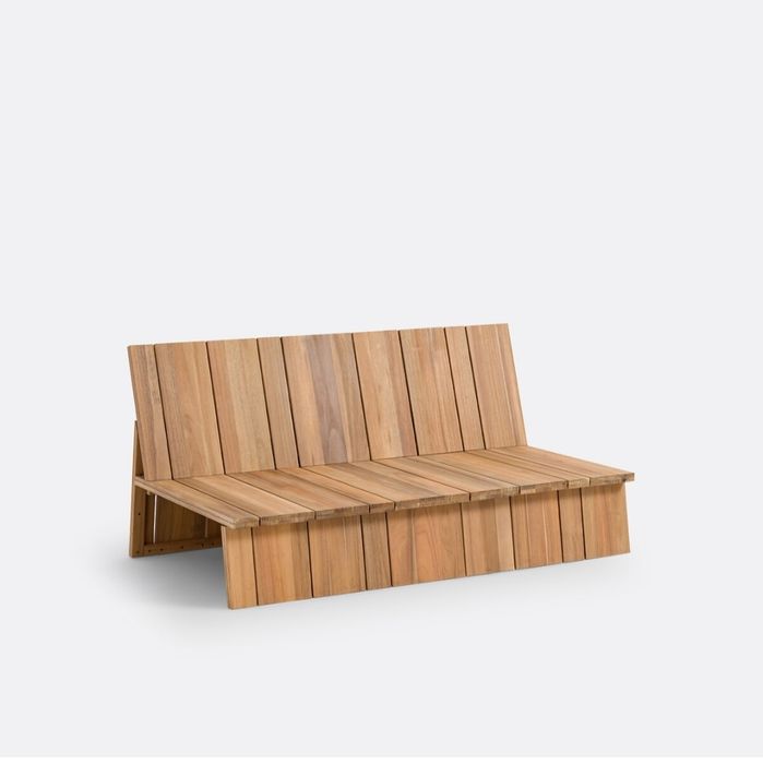 Sofá de jardim em acácia