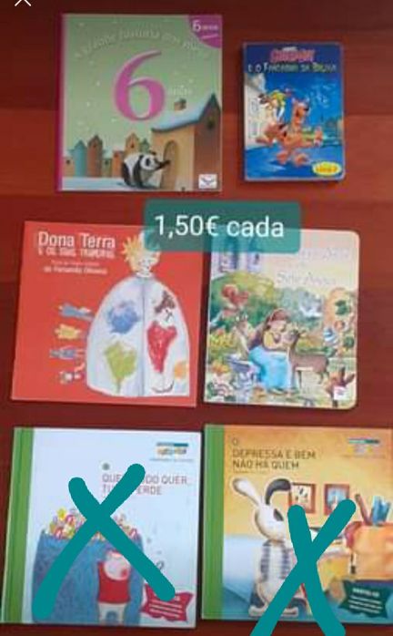 Livros infantis variados