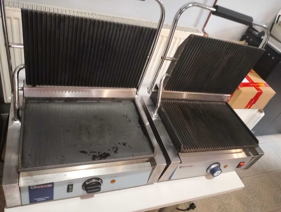 Grill kontaktwy gastronomiczny Ryflowany Hendi