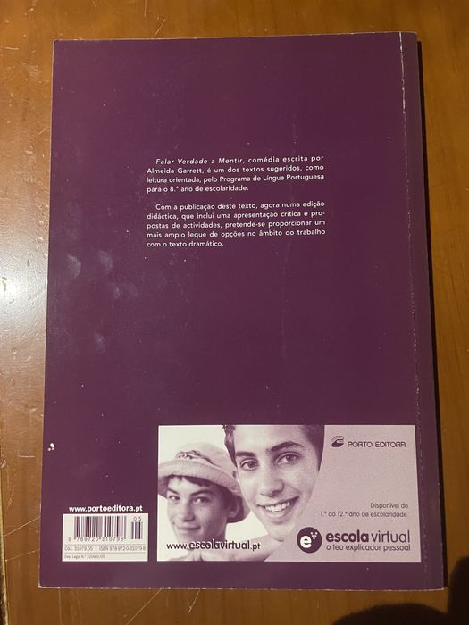 Livro falar verdade a mentir