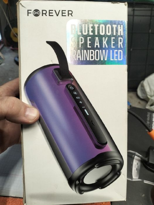 Głośnik bezprzewodowy forever rainbow LED nowy