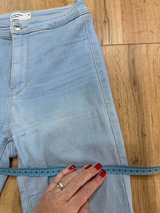 Obcisłe dżinsowe legginsy spodnie skinny Orsay S