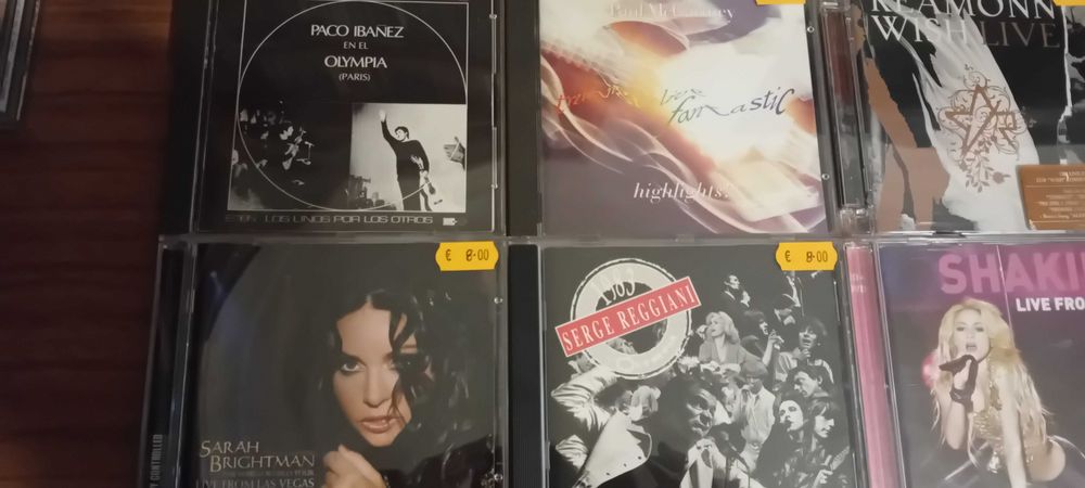 Música em Cd Artistas e Grupos Internacionais Live.