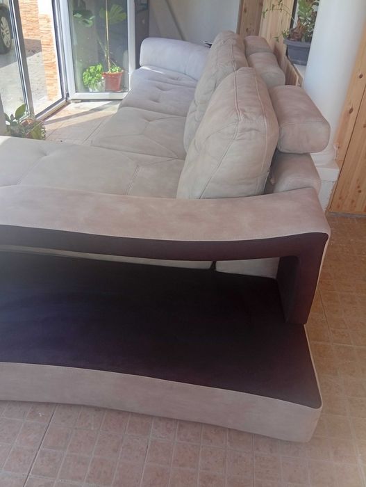 Sofá(4m), com chaise longue