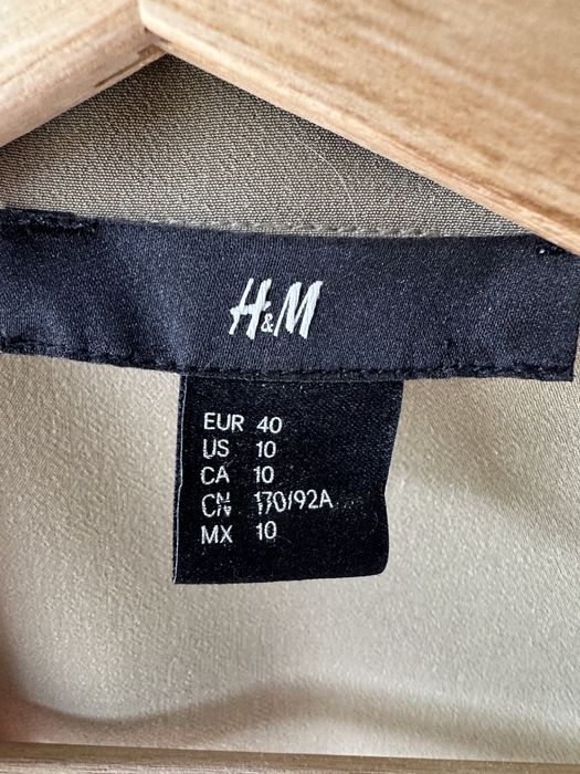 Casaco verde comprido, oversized, H&M