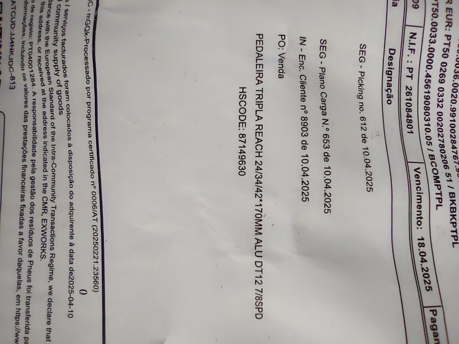 Pedaleira Tripla Reach