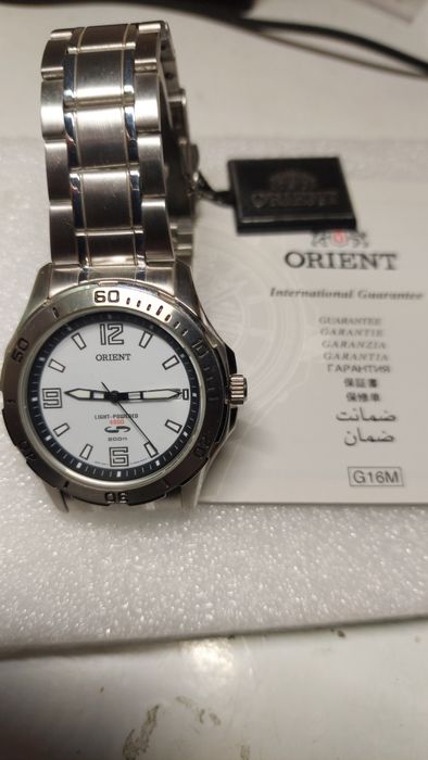 Новые оригинальные часы Orient Light-Powered 4000 Solar (WR 200m)
Описание: