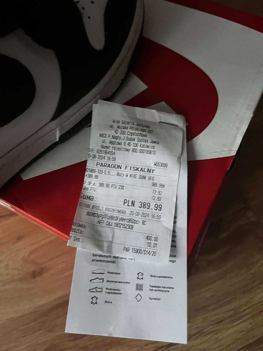 Buty NIKE Dunk High r. 36