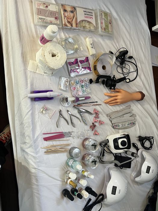 Kit para unha de gel e fibra