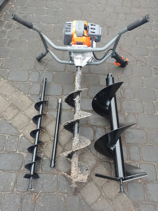 Wypożyczalnia wiertnicy glebowej , nowa , 3 rozne wiertła