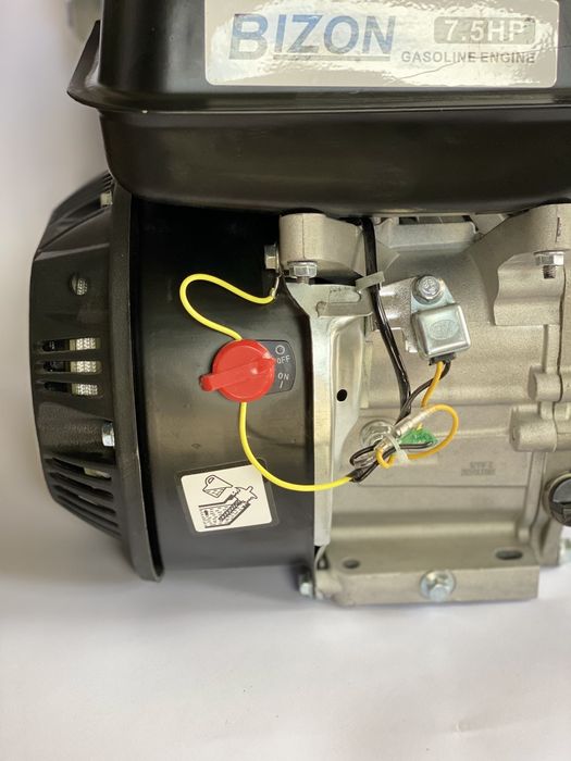 Бензиновый двигатель BIZON BS170F-S(R) с понижающим редуктором (1/2)