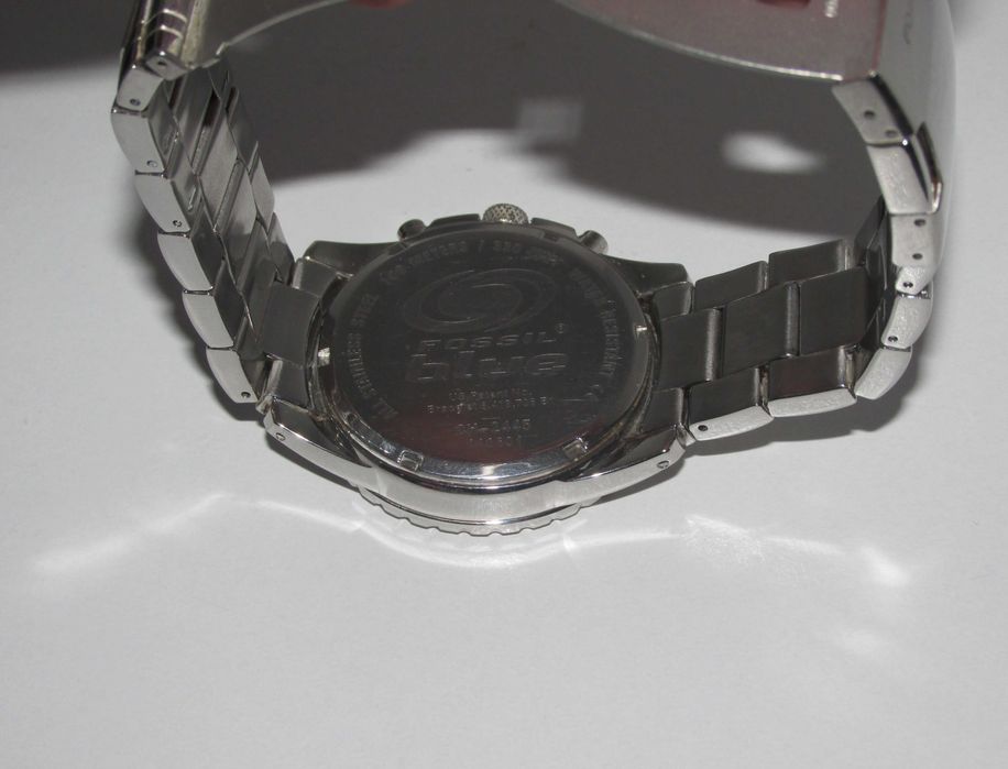 Original FOSSIL Blue CH-2445 Chronograph Watch