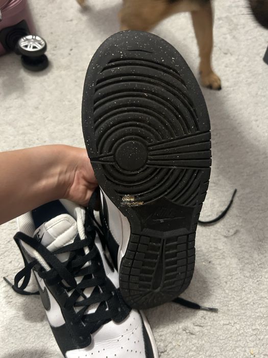 Nike panda sneackersy czarno białe