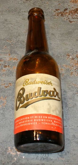 Zabytkowa Butelka Budvar - Kolekcjonerska