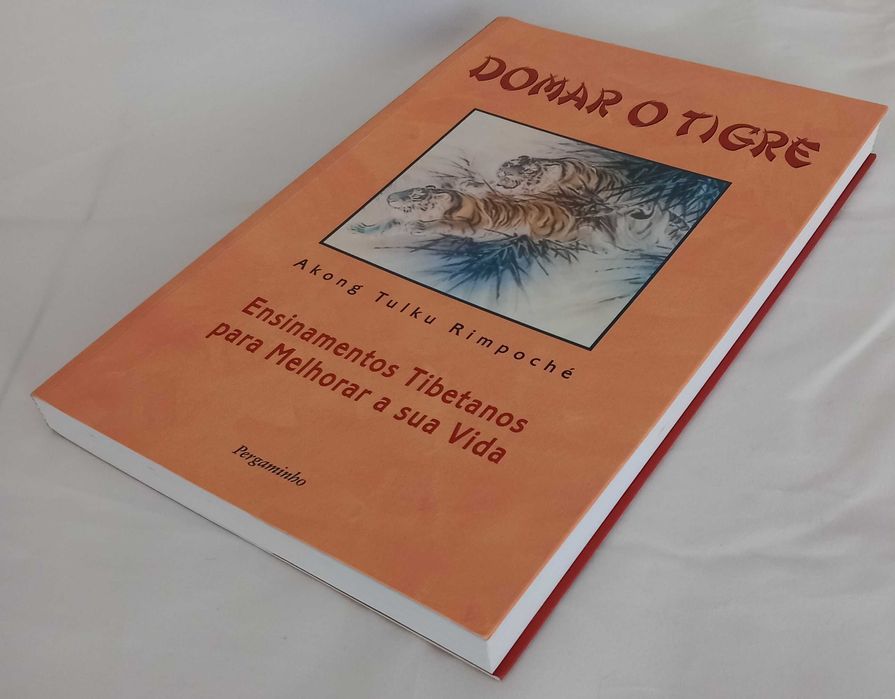 Livro Domar o Tigre de Akong Tulku Rimpoché [Portes Inc]