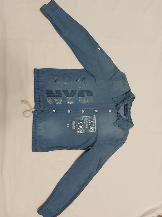 Джинсова рубашка жіноча розмір S-M