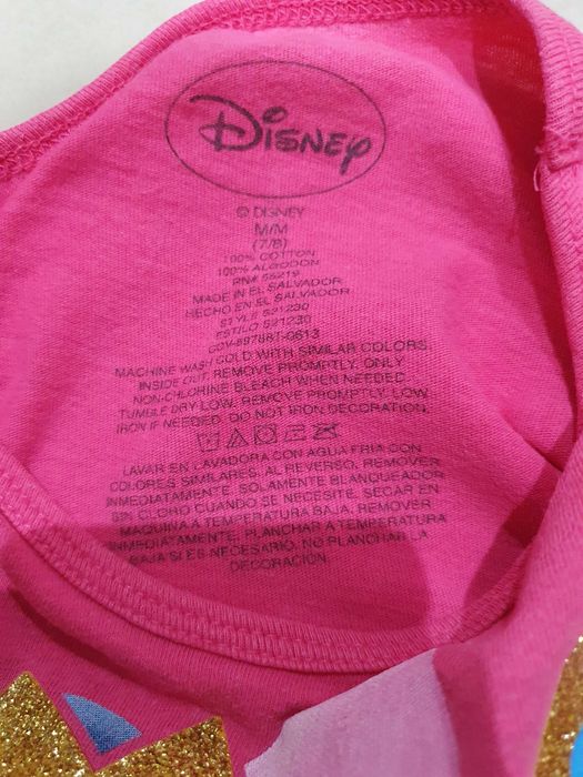 Myszka Miki t-shirt z brokatem dla dziewczynki rozmiar 110/116