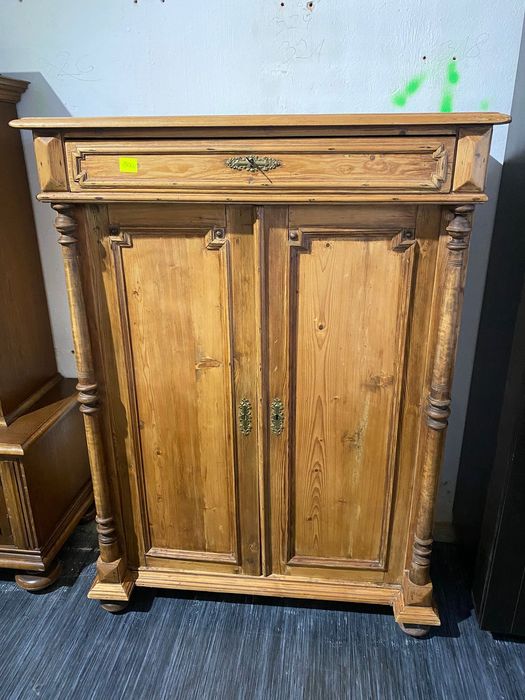 Komoda/kredens lite drewno, 2 drzwi + szuflada, styl rustykalny DOWÓZ