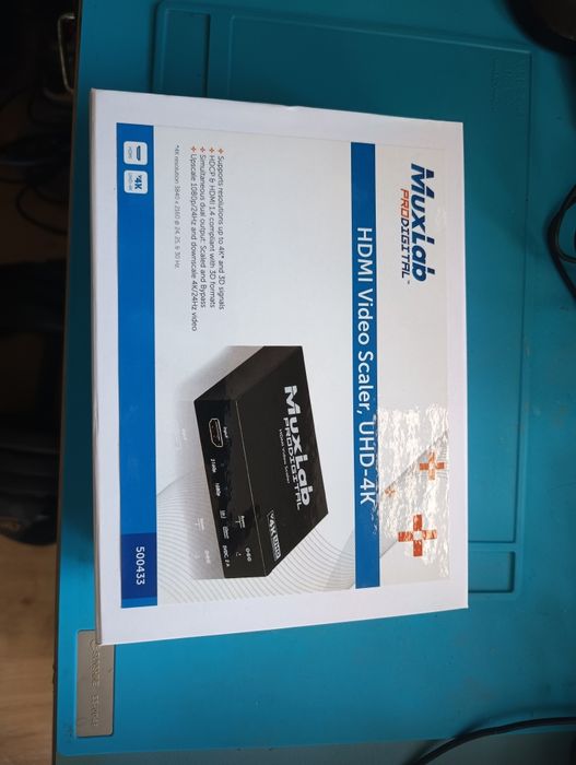 MuxLab HDMI Scaler / EDID – nowy, komplet