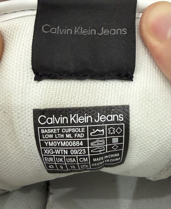 Кросівки Calvin Klein BASKET CUPSOLE - р.43,5 - як НОВІ