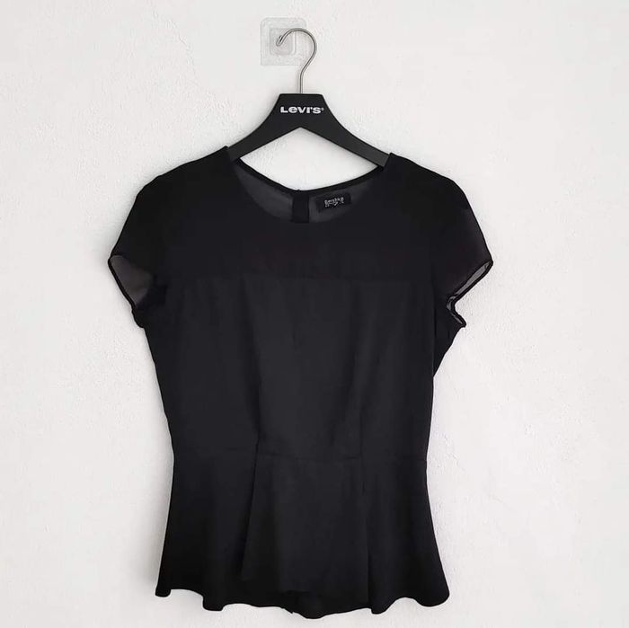 Blusa preta, bershka, tamanho S, como nova