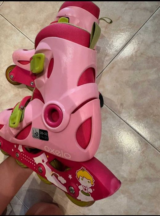 Patins Oxelo Rosa
