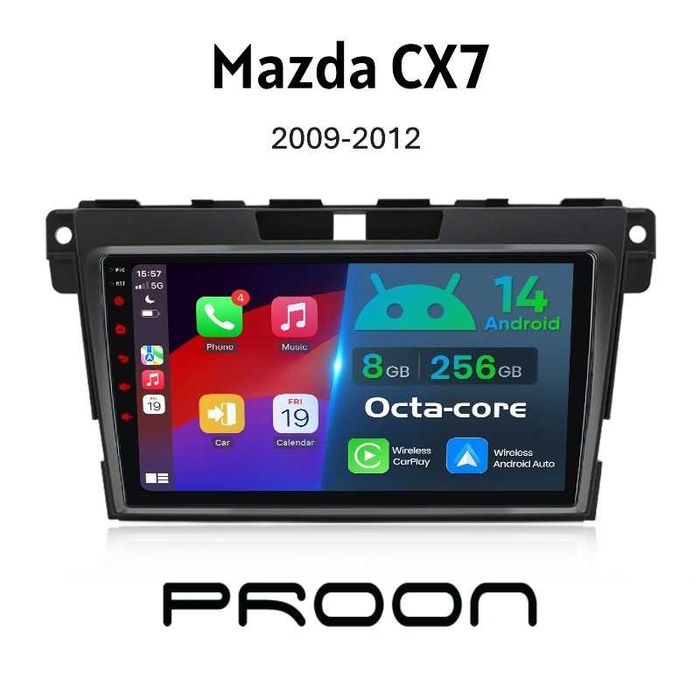 Auto Radio Mazda CX7 2Din Ano 2009 até 2012