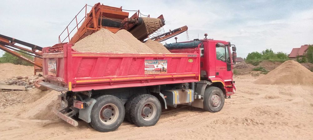 Prace ziemne Usługi koparko ładowarką i wywrotką