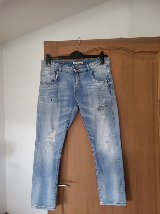 Zara spodnie jeansowe