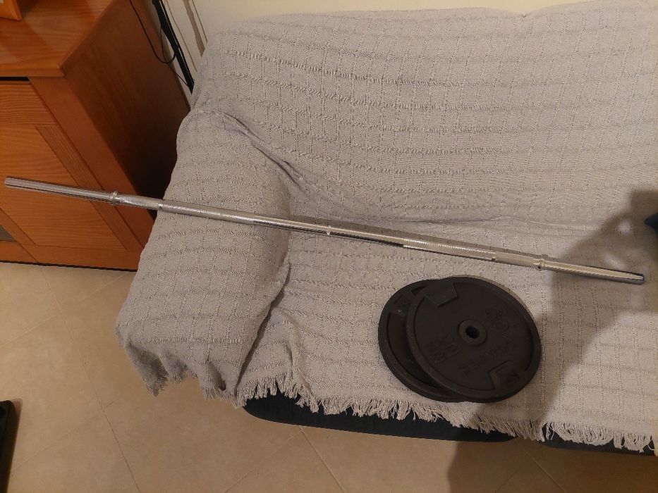 Conjunto completo para musculação