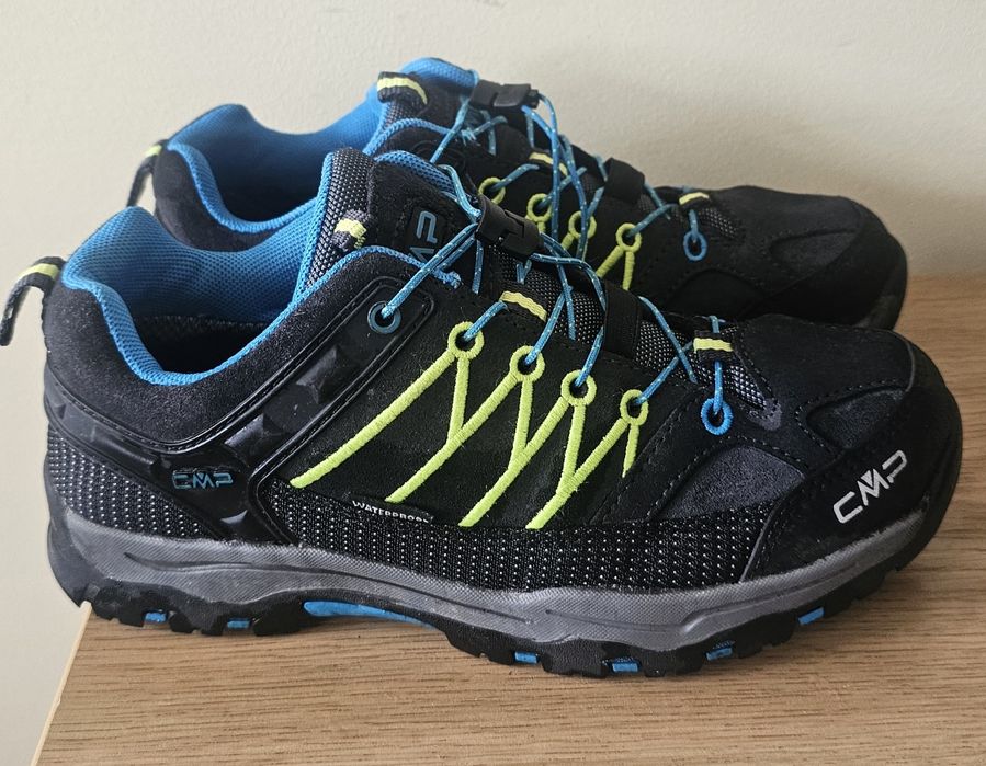 Buty CMP trekking kids rigel Low wp 3Q13244 jak nowe r. 37